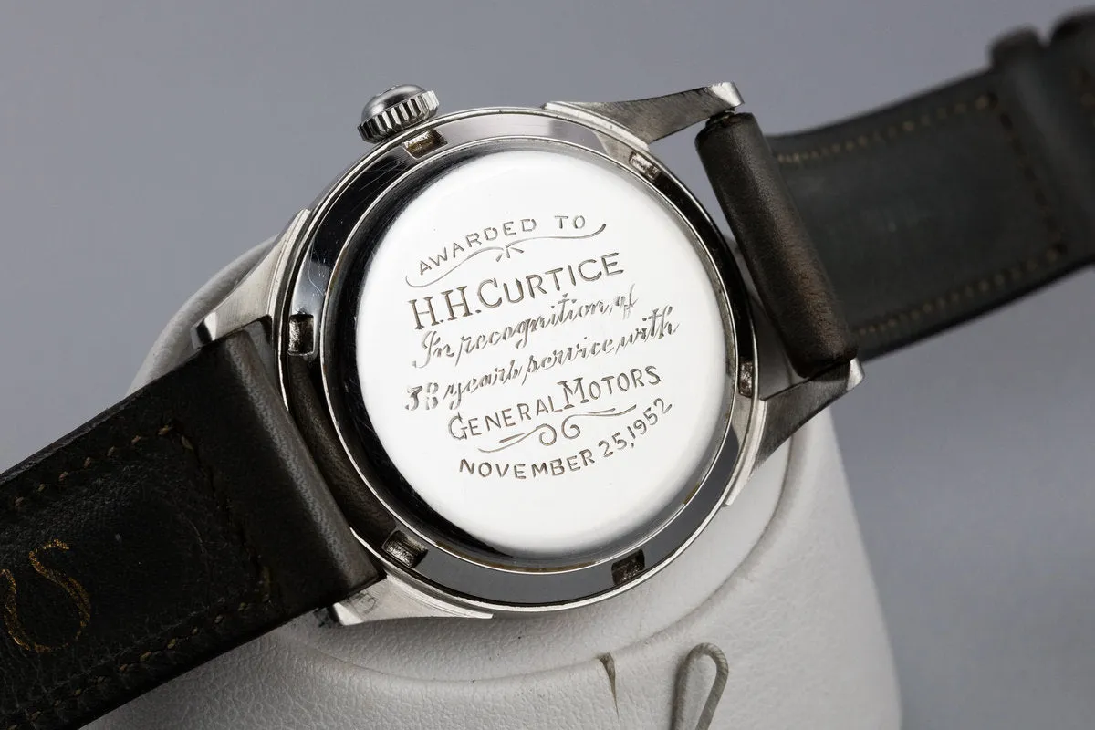 Vintage 1950s Omega 2635-3 Watch, Previously Owned by Former General Motors President