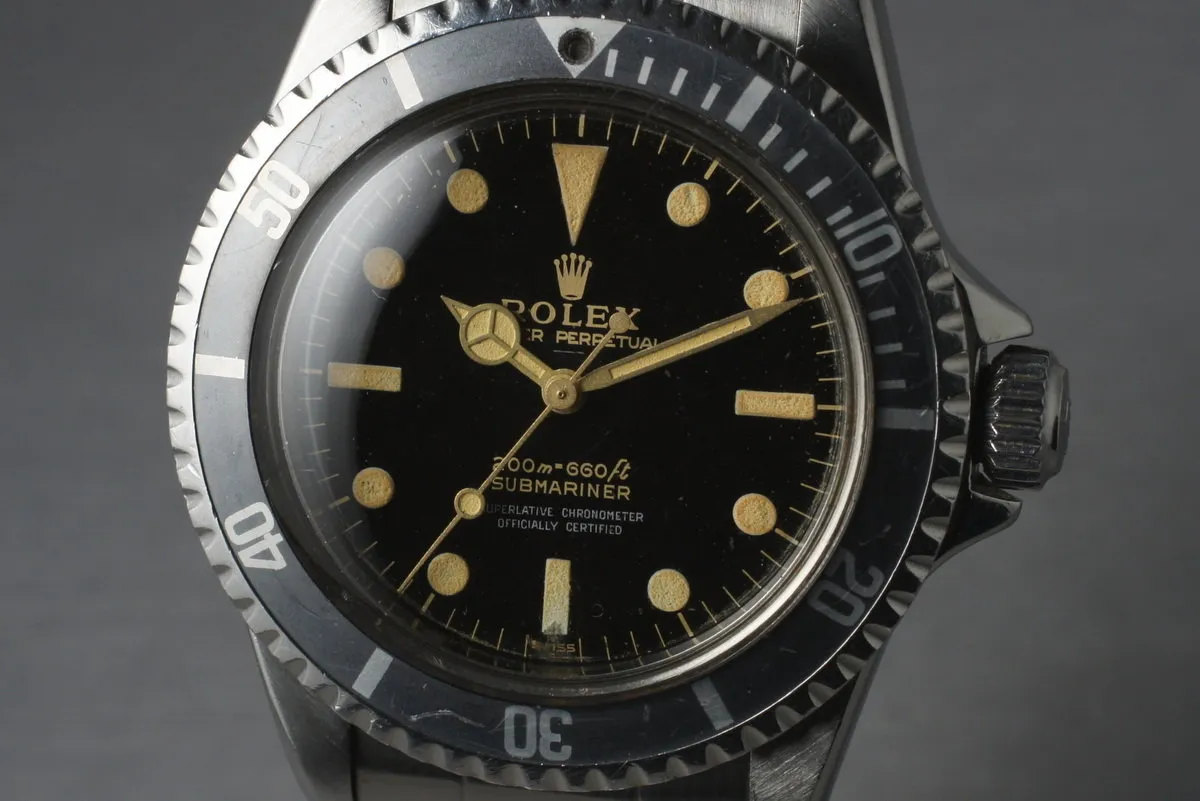 1963 Rolex Submariner 5512 Gilt Underline Dial