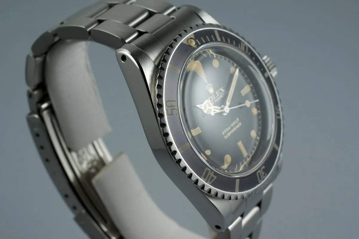 1963 Rolex Submariner 5513 PCG Gilt Chapter Ring Dial