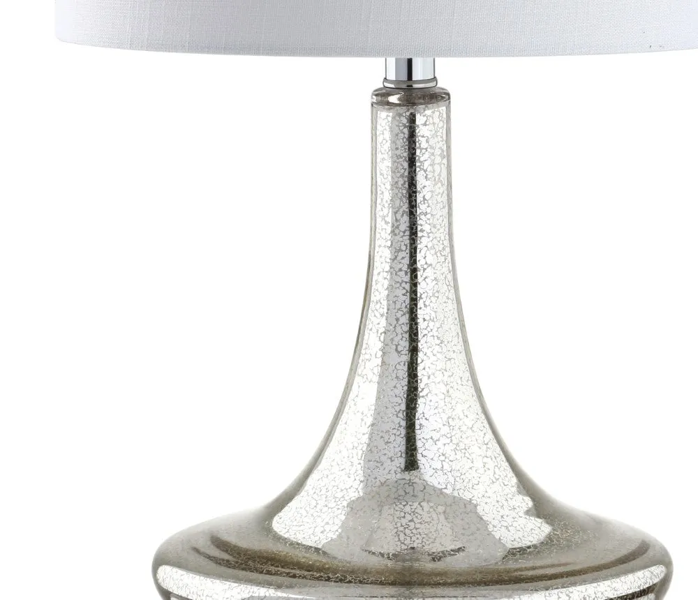 Ace 25.5" Glass Teardrop LED Table Lamp, Set of 2