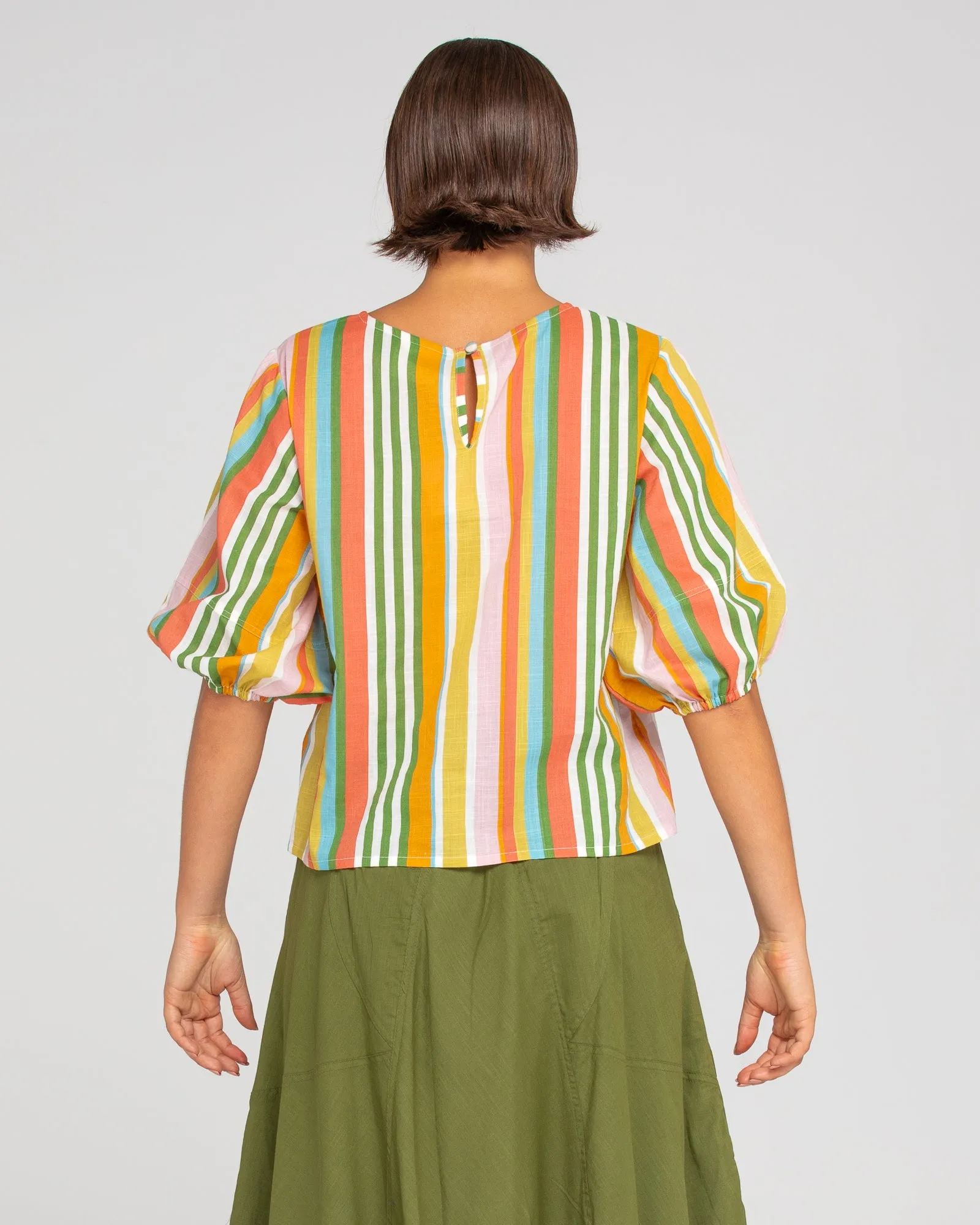 Ava Top - Ailana Stripe