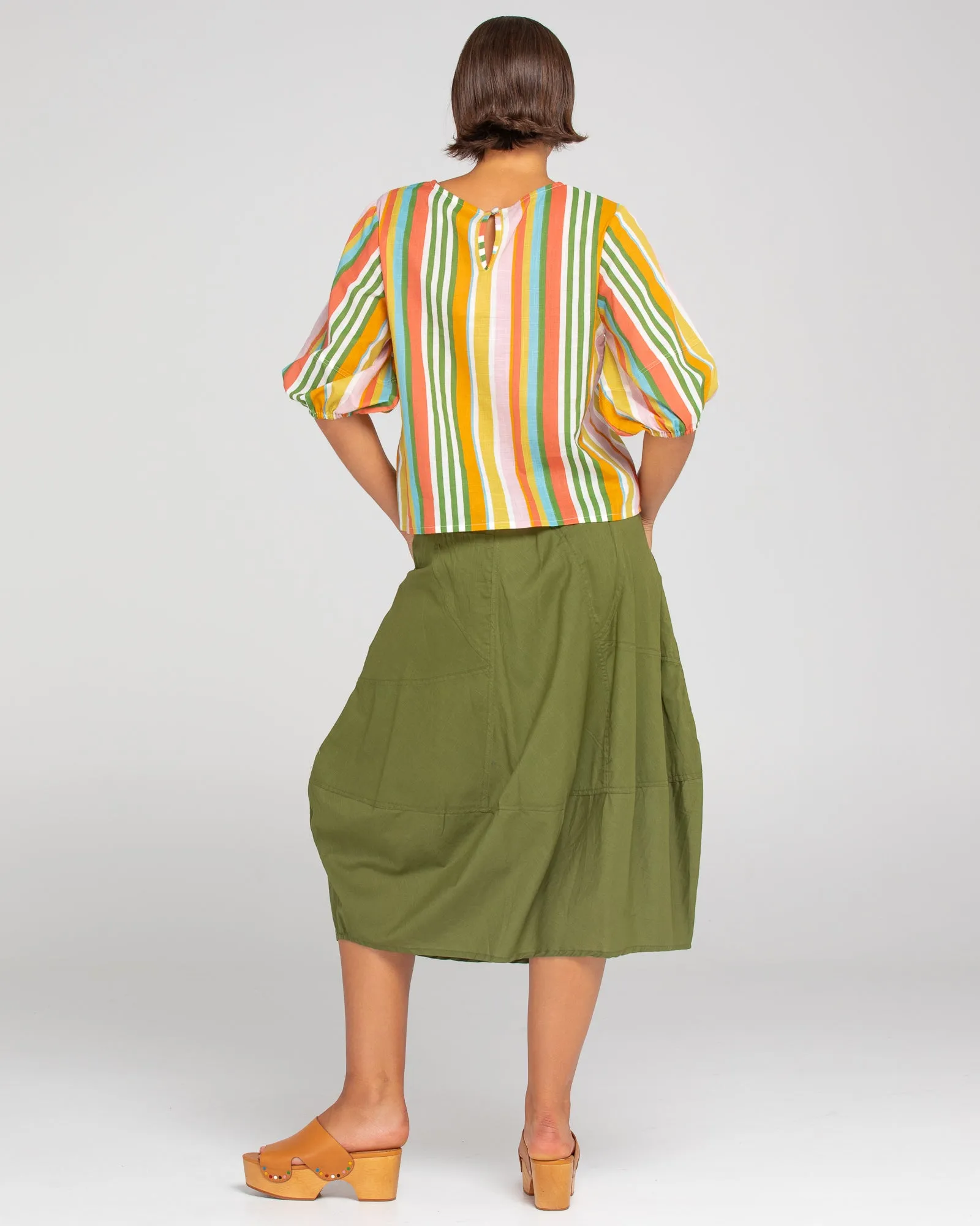Ava Top - Ailana Stripe