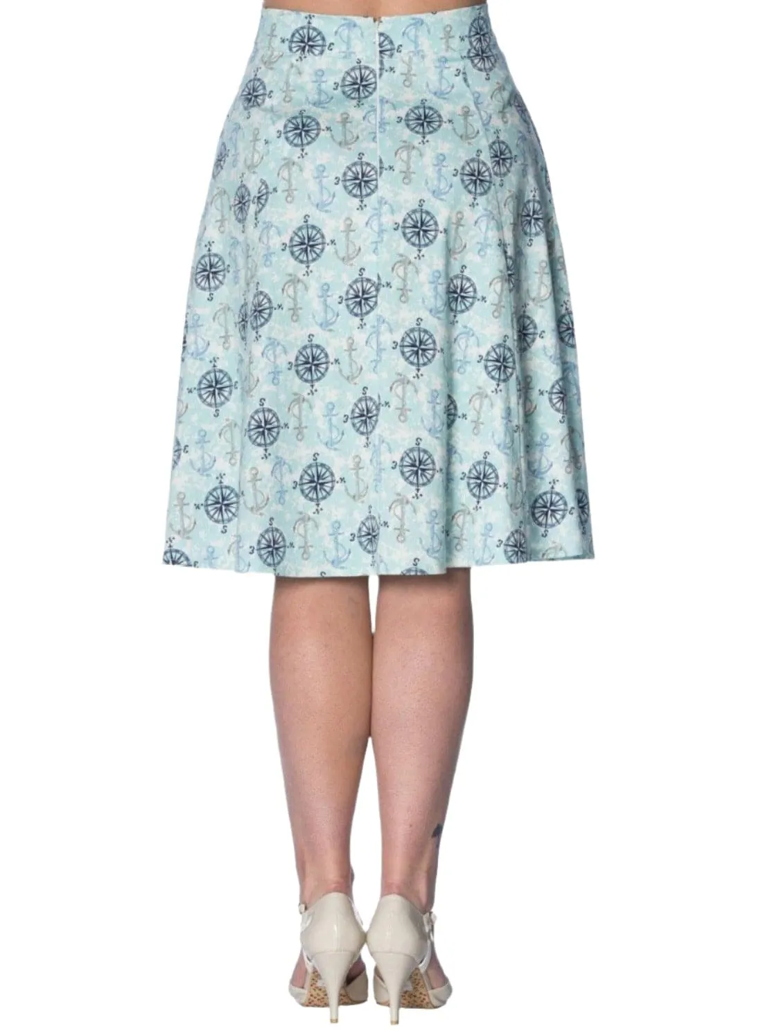 Banned Retro Compass Skirt