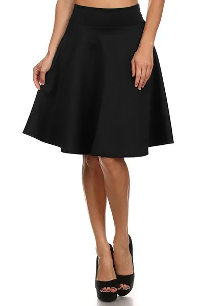 Black Skater Skirt