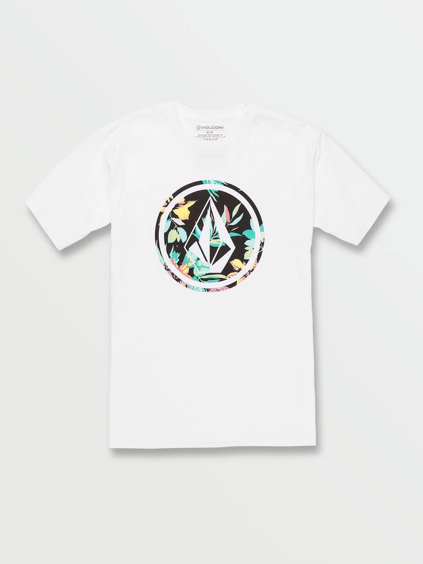 Circle Stone Fill Short Sleeve Tee - White Combo