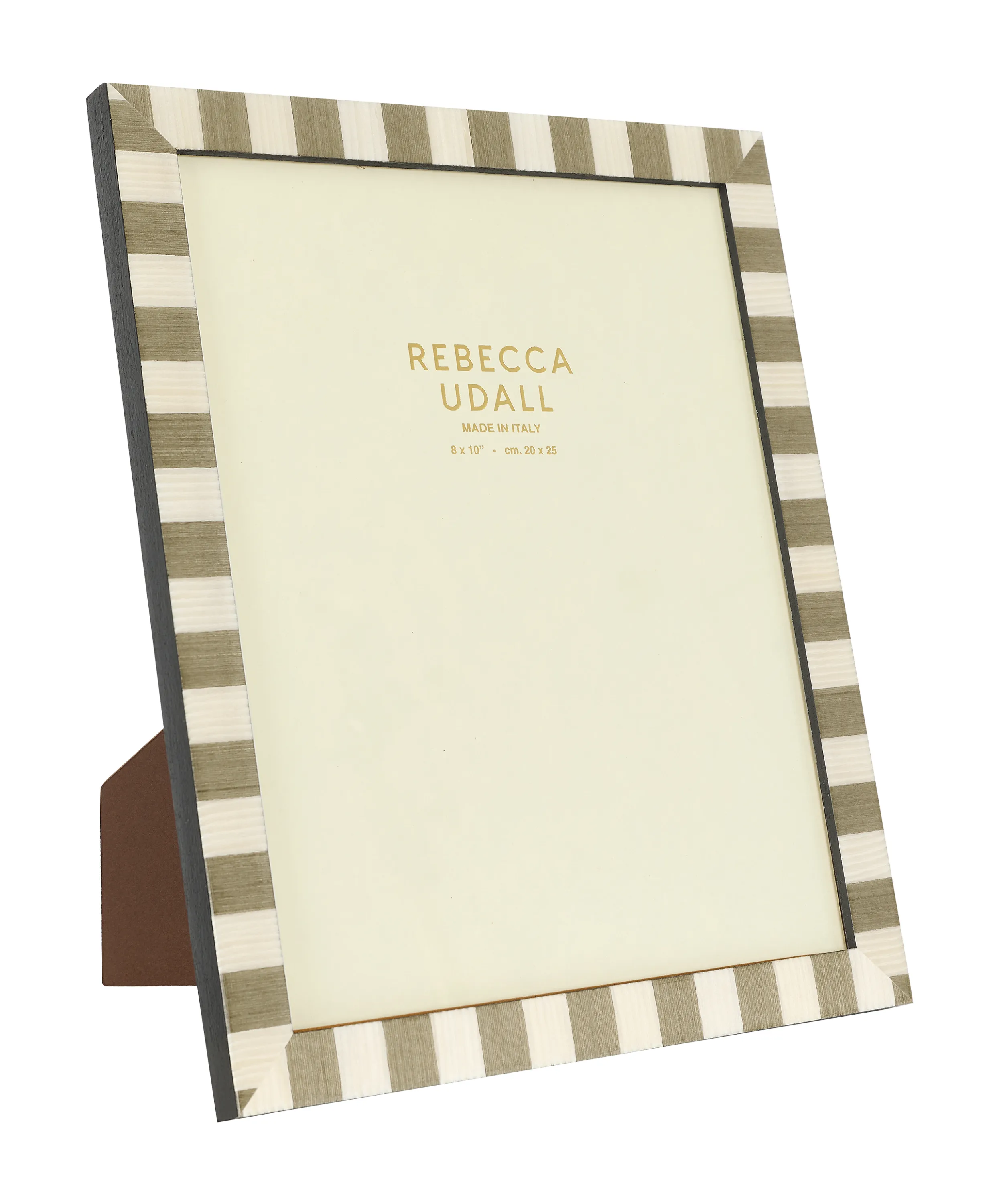 Delilah Striped Photo Frame, Taupe