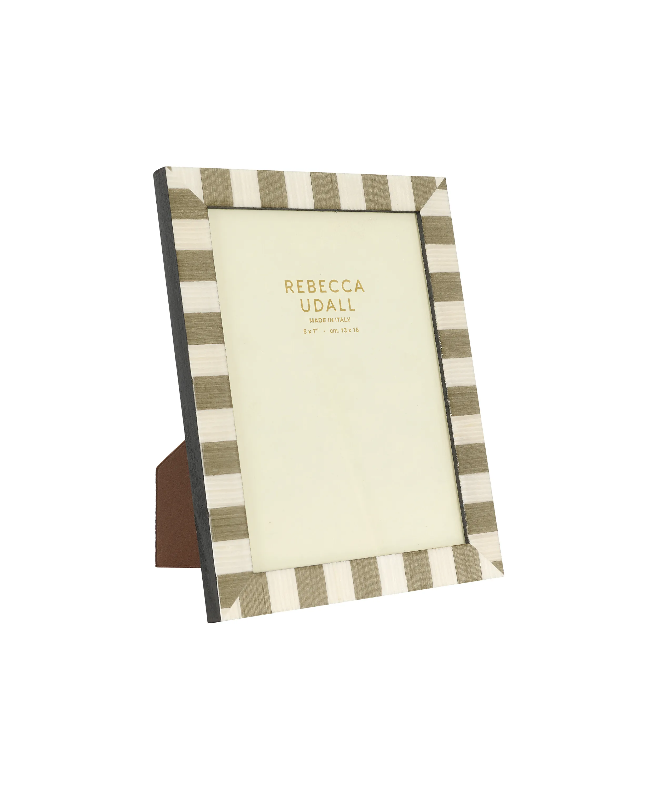 Delilah Striped Photo Frame, Taupe