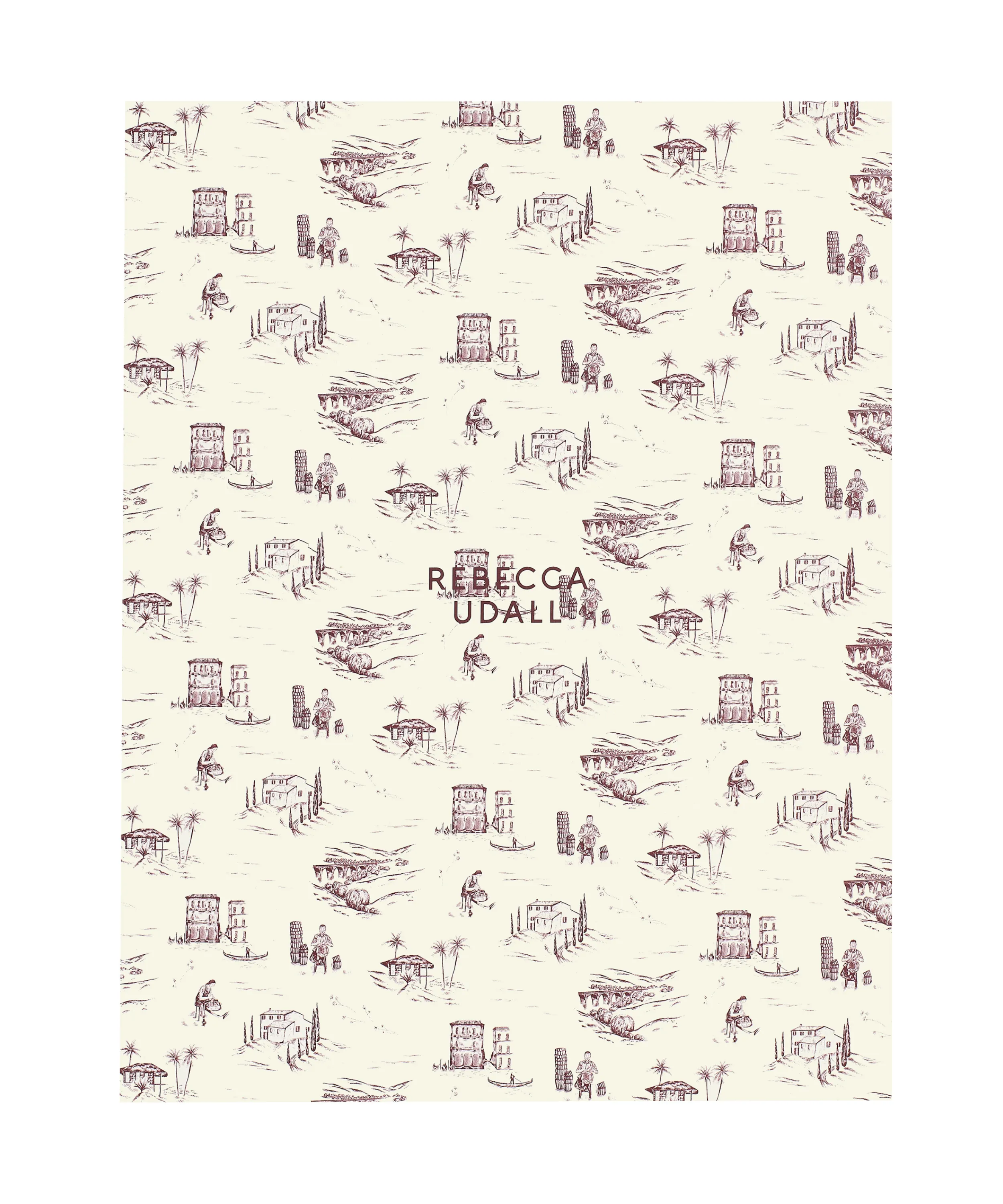 Delilah Striped Photo Frame, Taupe