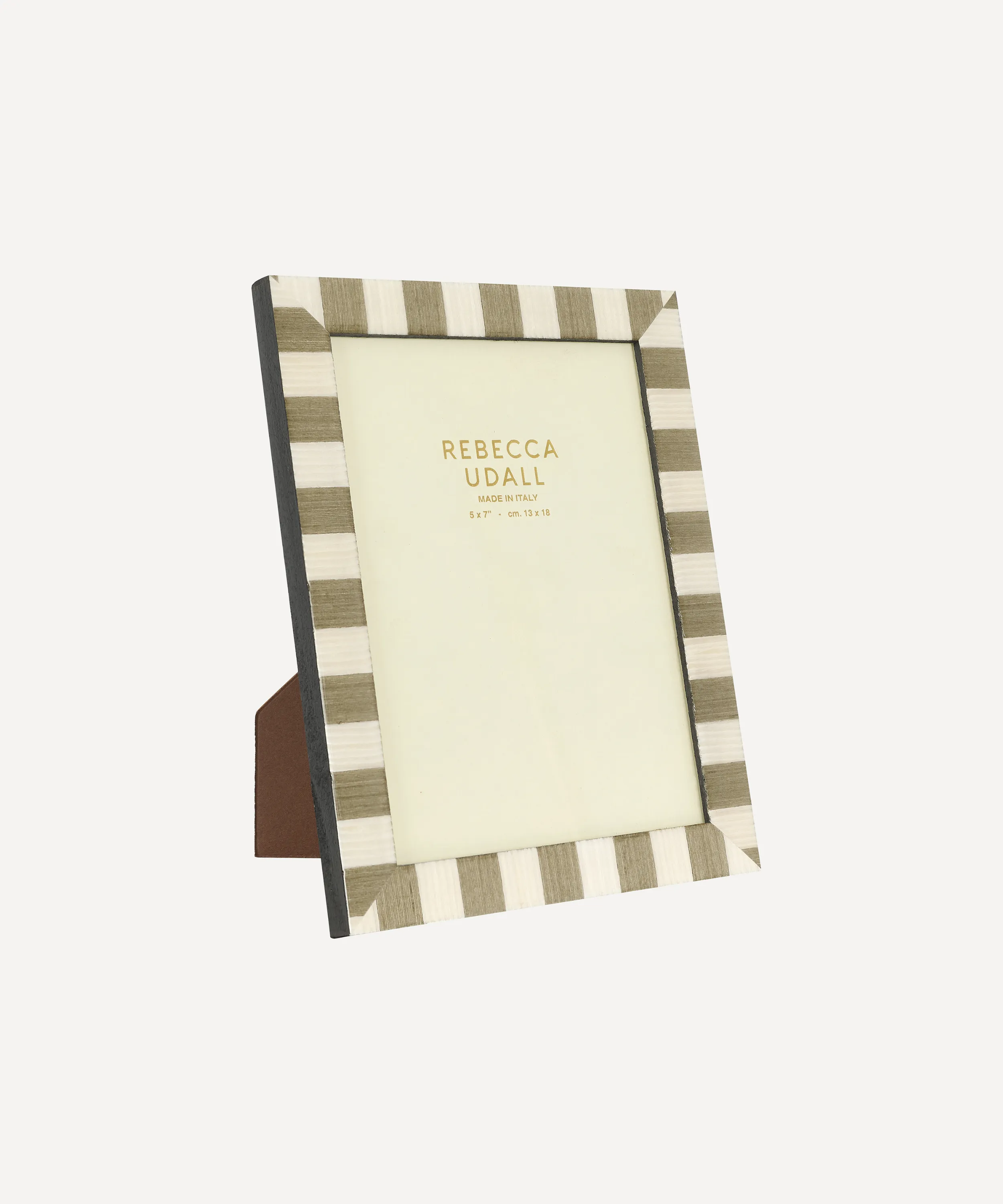Delilah Striped Photo Frame, Taupe