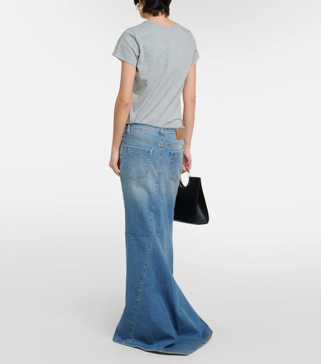 Dorothee Schumacher denim love maxi skirt, blue