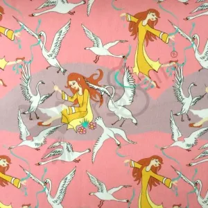 Fat Half - Cotton Jersey - Elisa and the Wild Swans