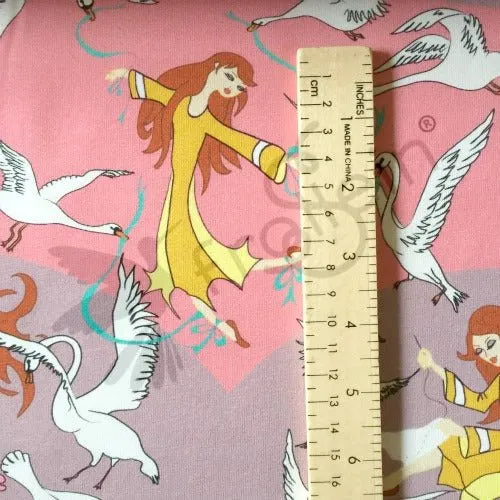 Fat Half - Cotton Jersey - Elisa and the Wild Swans