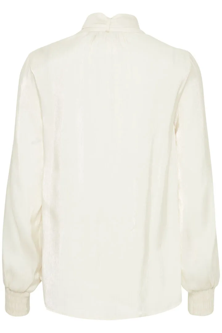 Fransa Pussy Bow Blouse white 206149491