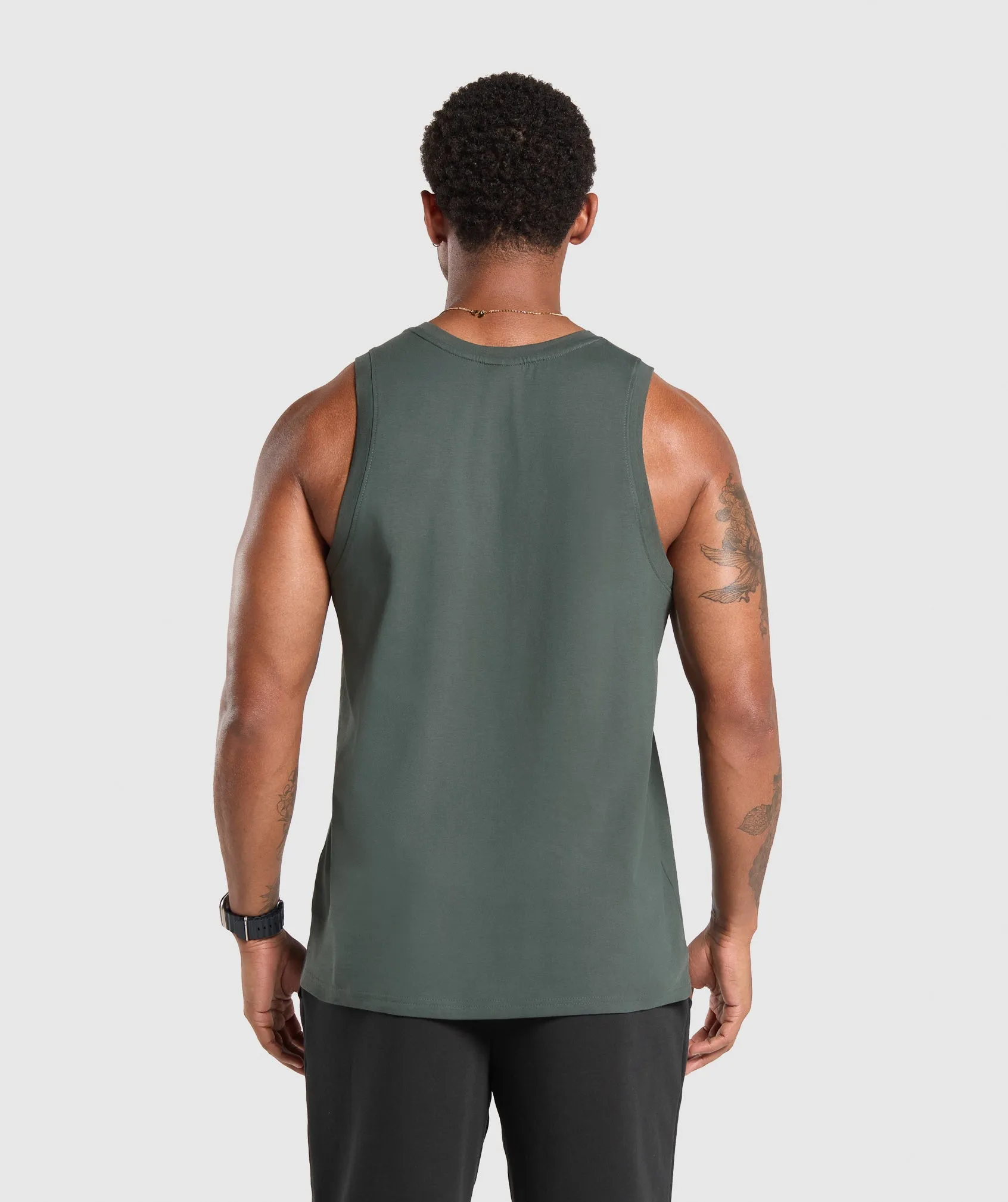 Gymshark Crest Tank - Slate Teal