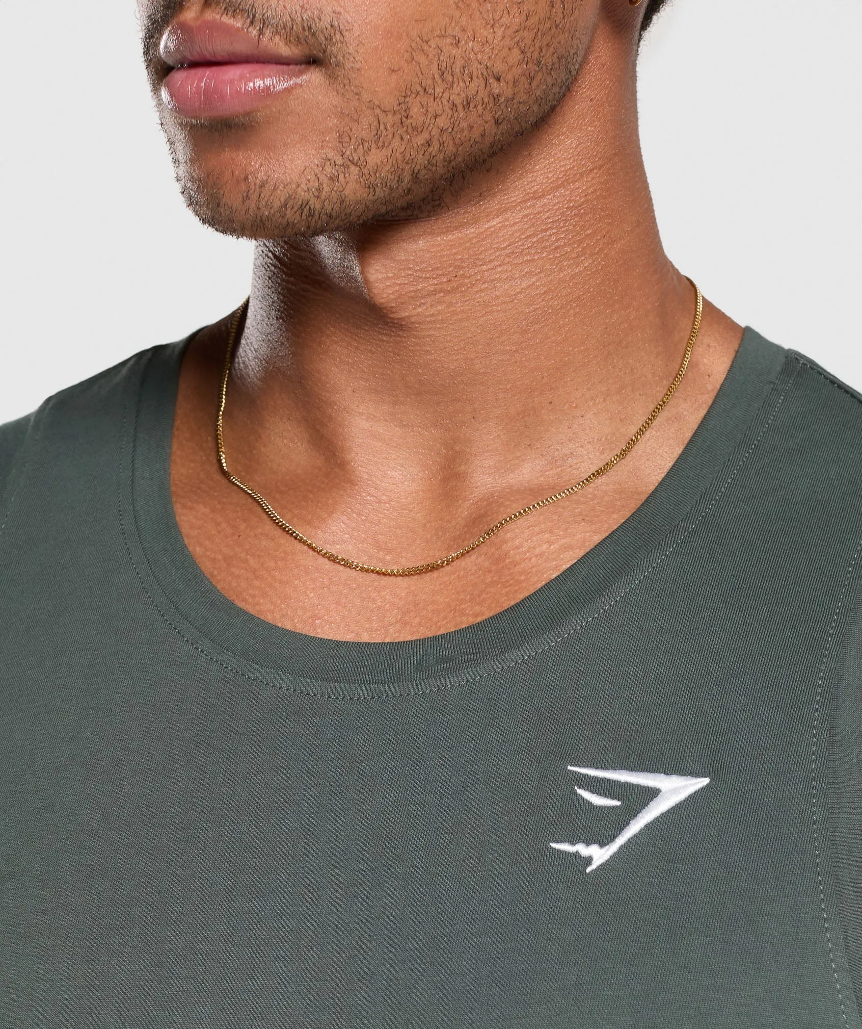 Gymshark Crest Tank - Slate Teal