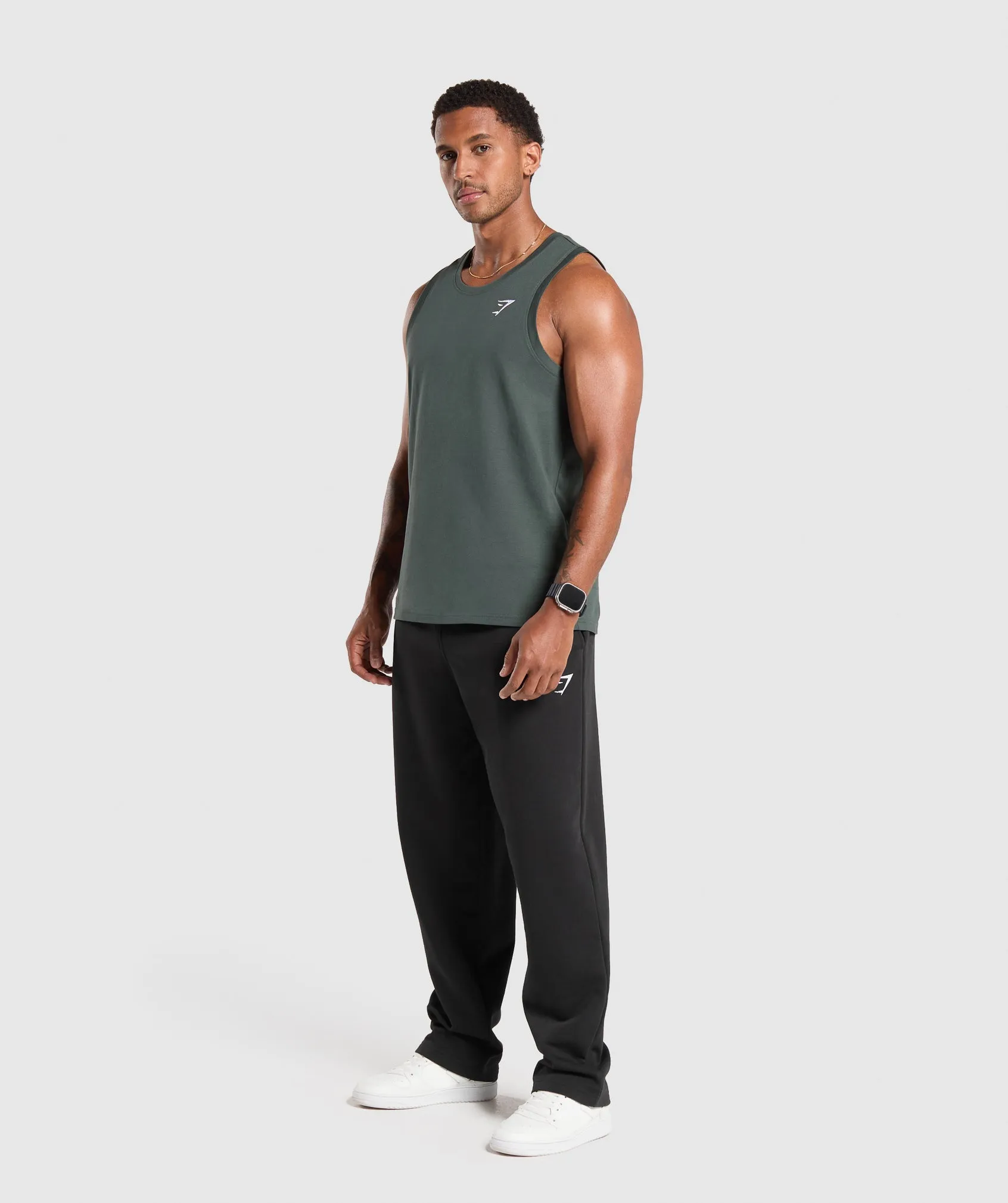 Gymshark Crest Tank - Slate Teal