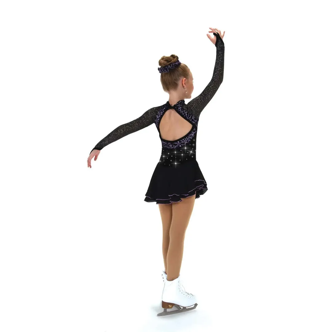 Jerry's Girl's 605 White Knight Figure Skating Dress