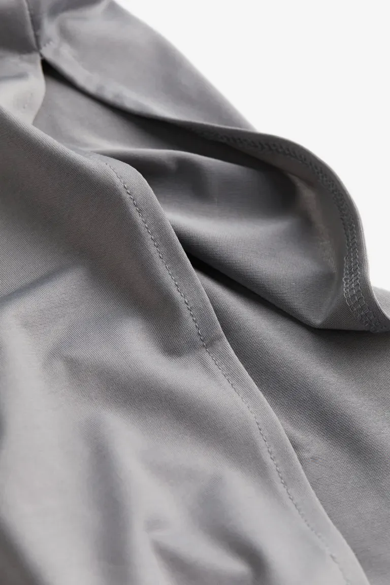 Jersey skirt with ruffles H&M, gray
