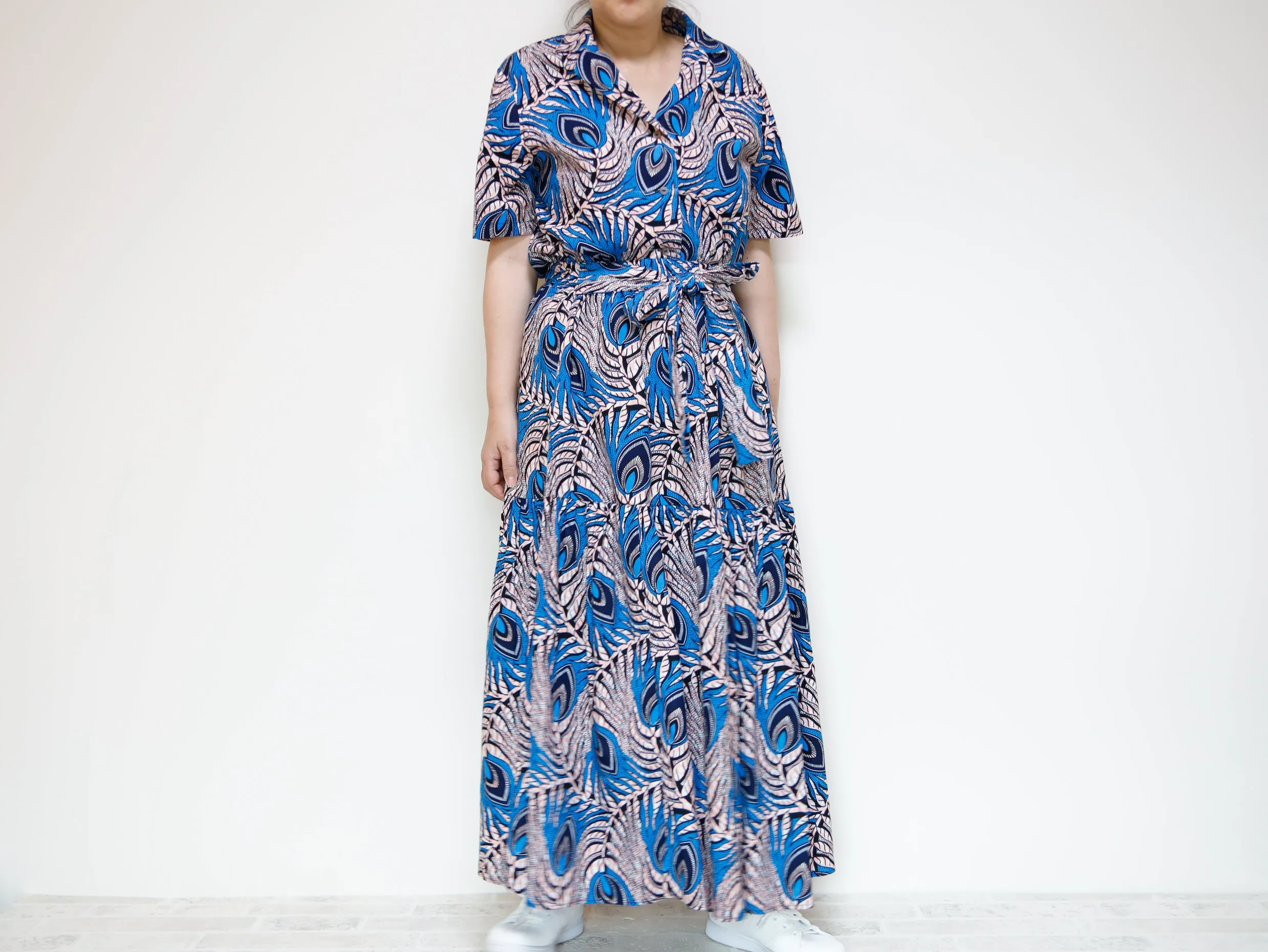 <S39J-001> AFRICAN PRINTED Skirt  -Length 90cm