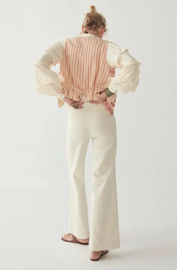 Giada Vest by Maison Hotel in Red Sea Color - Premium Quality