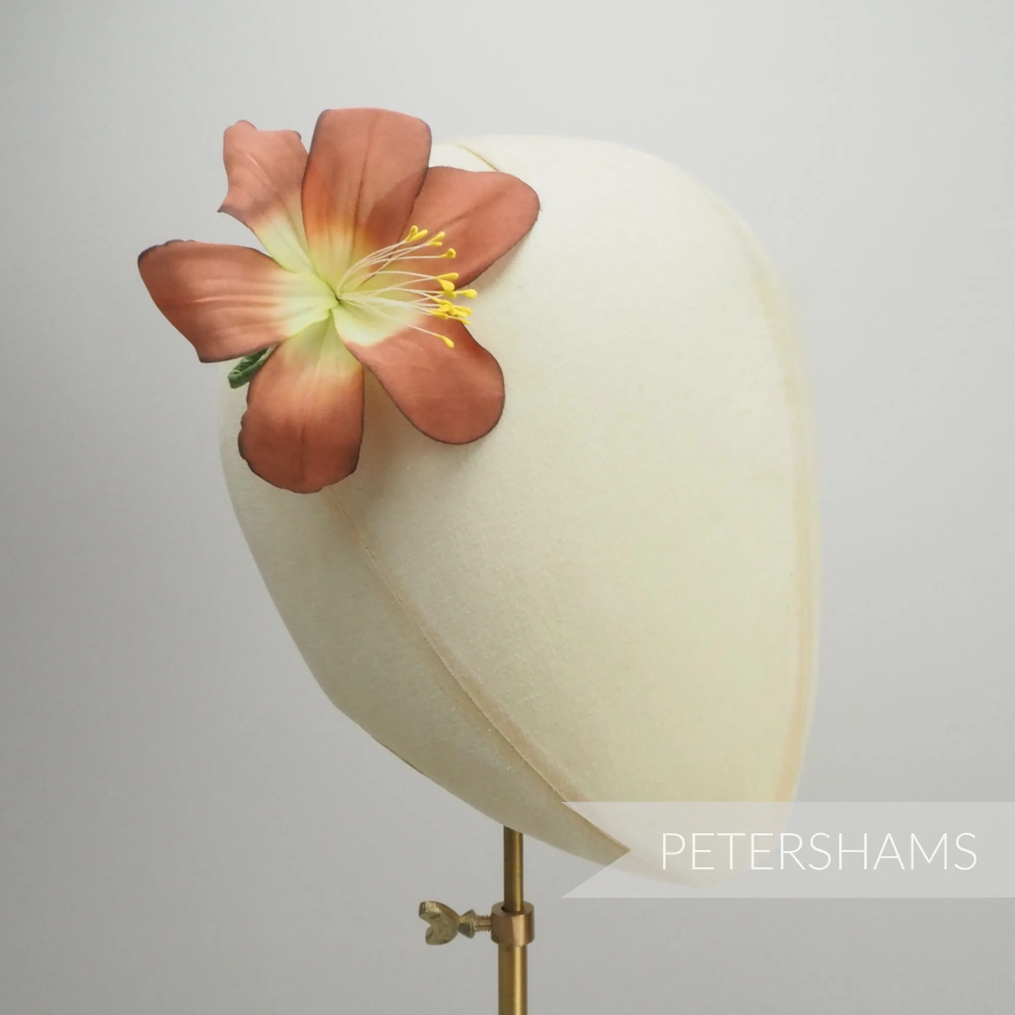 'Patricia' Vintage German Silk 1960/70's Forest Lily Flower