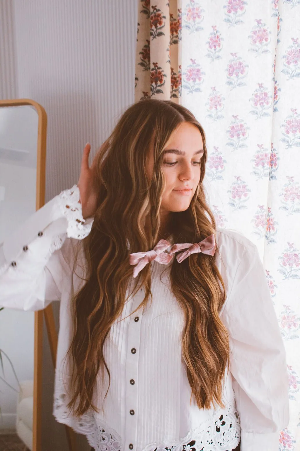 Payton Velvet Bow 2-pack Clip