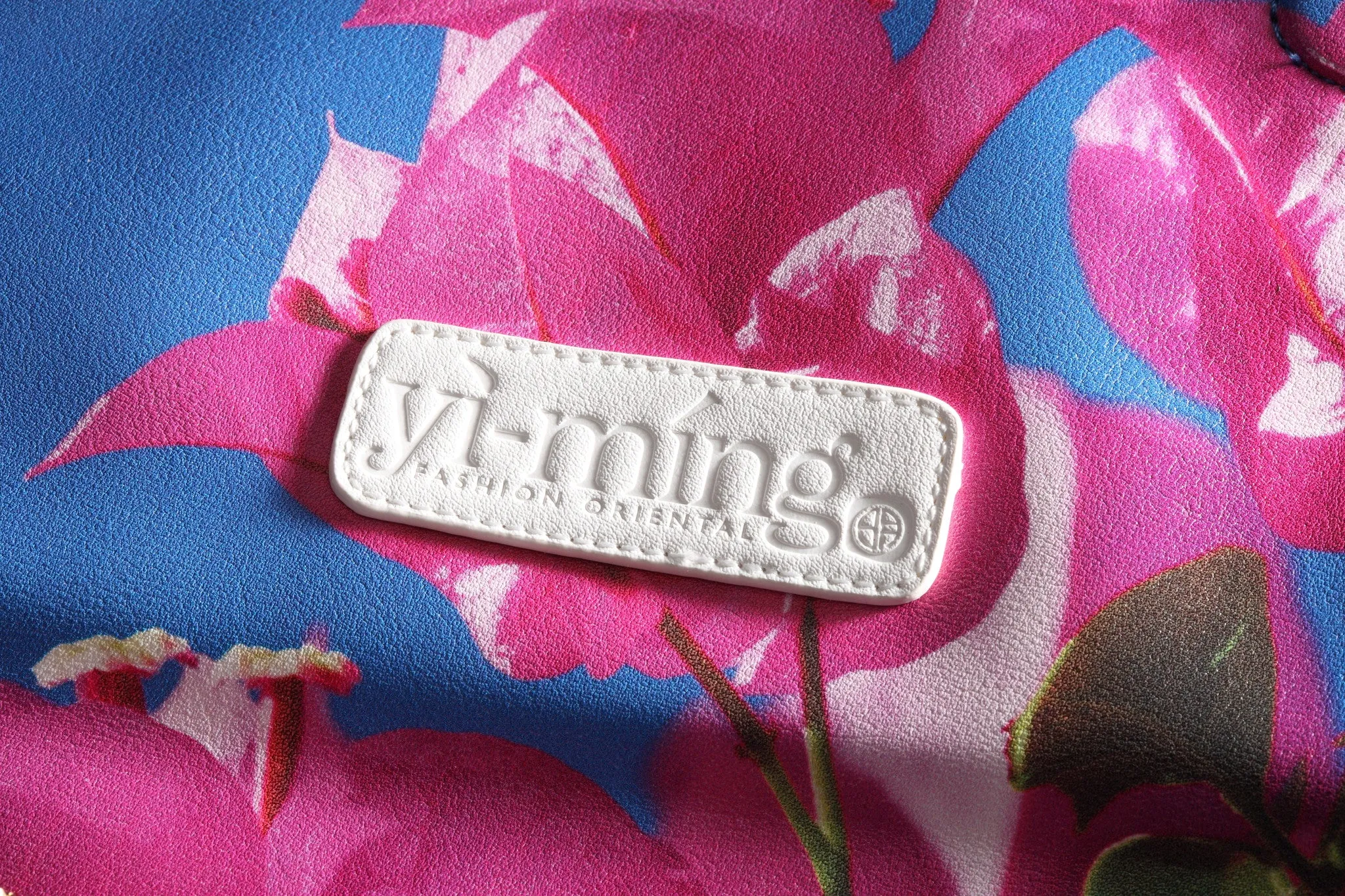 Pink Bougainvillea & Blue Sky Print Clutch