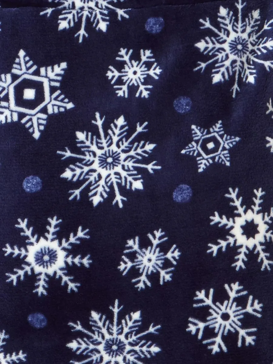 Printed Fleece Robe