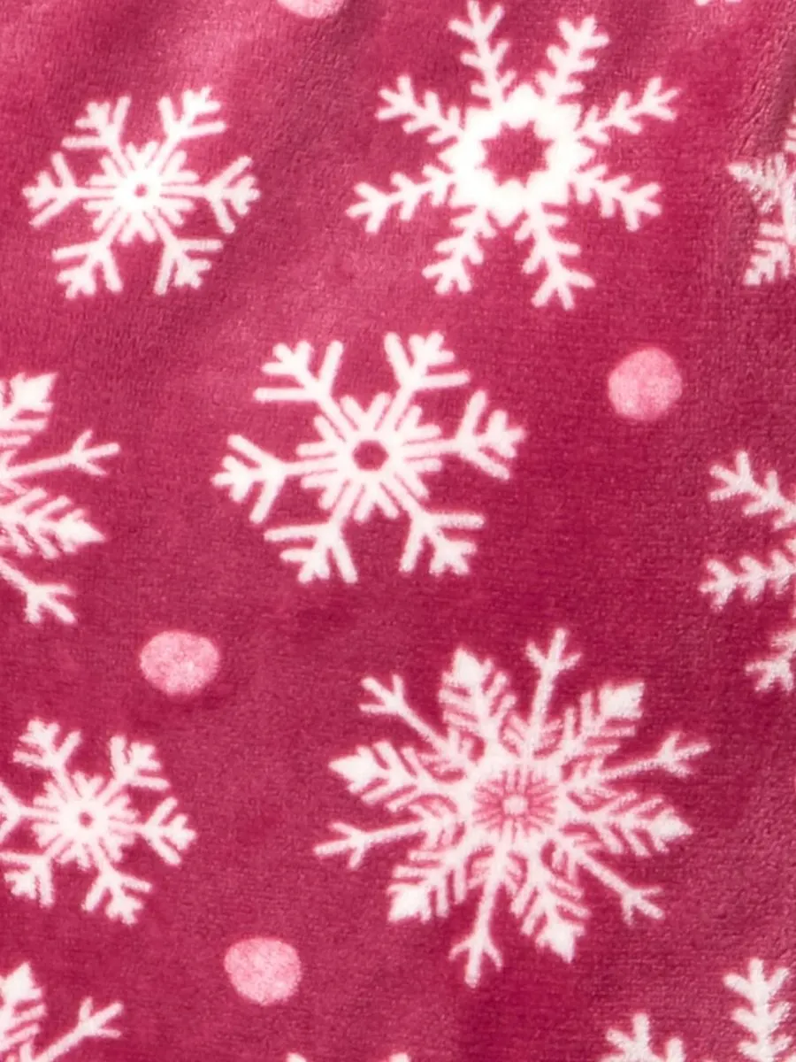 Printed Fleece Robe