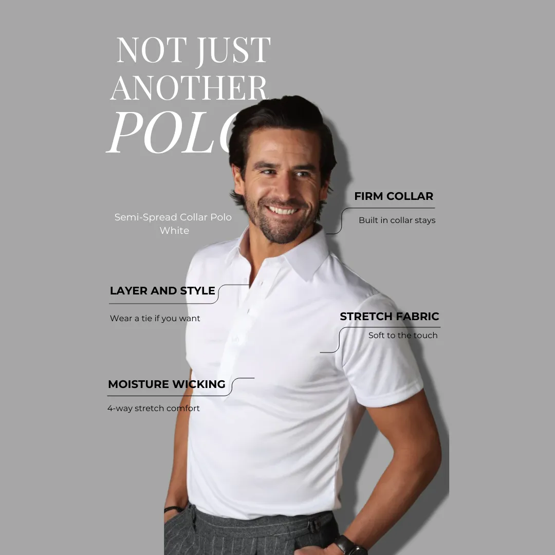 Spring Semi-Spread Polo 3-Pack