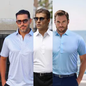 Spring Semi-Spread Polo 3-Pack