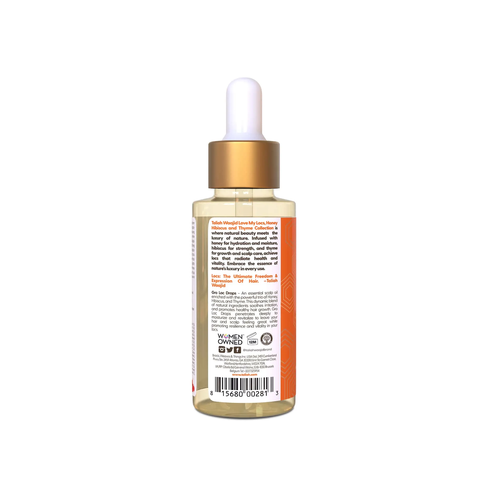 Taliah Waajid Love My Locs Gro Loc Drops Enrichment Oil 2 oz