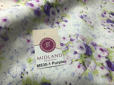 Vintage floral shabby Chic Printed Fabric 100% Cotton Poplin 44" Wide M530 Mtex