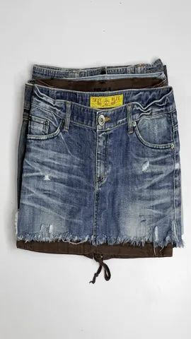 Y2K Denim unique Mini Skirts (RE-041)