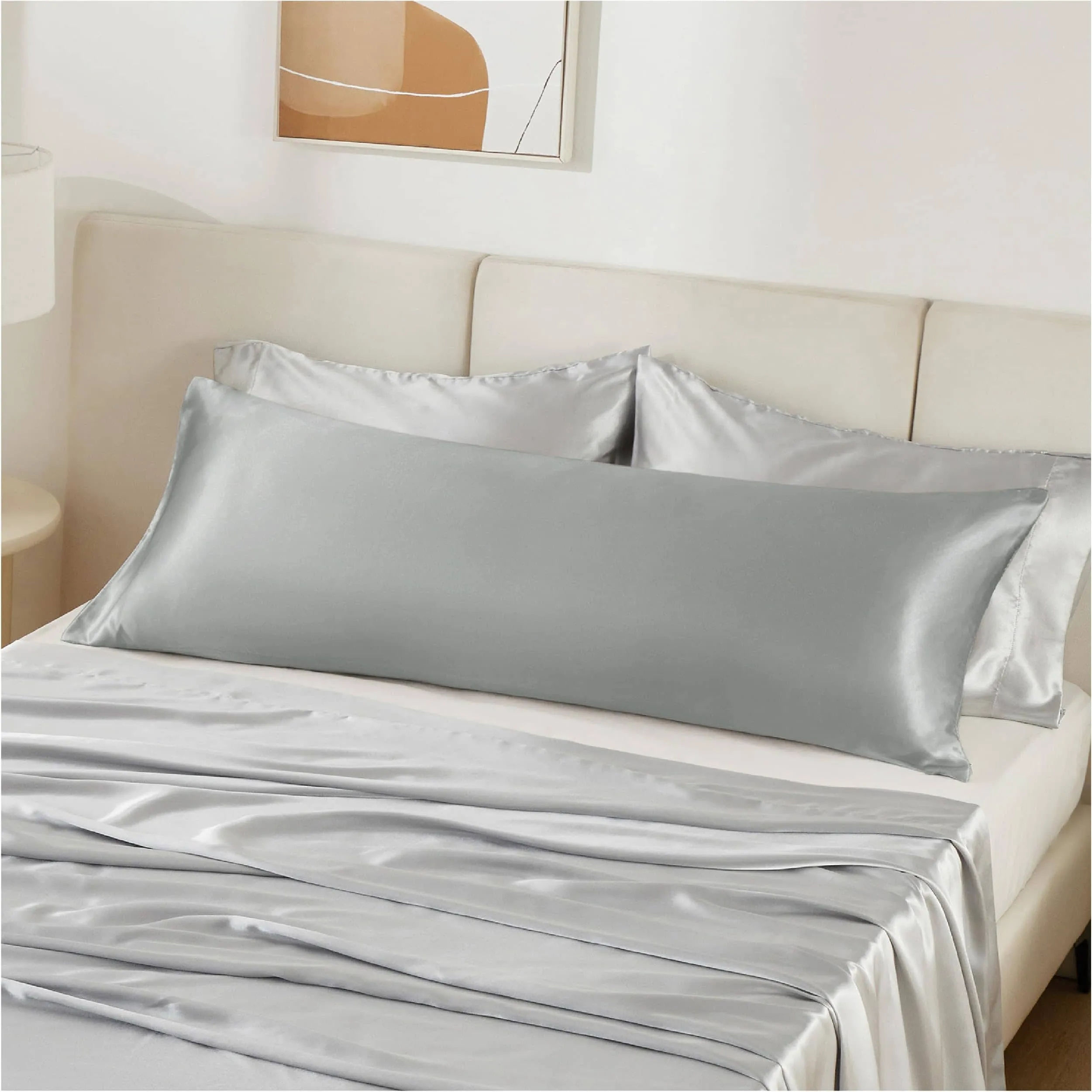 Zipper Closure Satin Pillowcases
